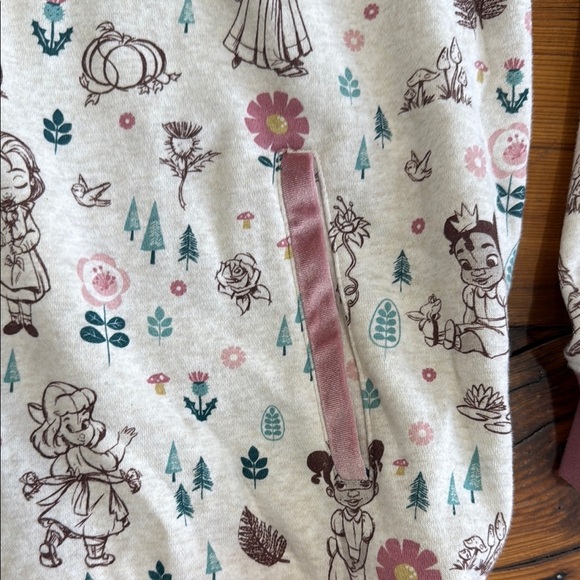 Disney Womens Pink Jacket Hooded Zipped Princess Size XL - Picture 8 of 11